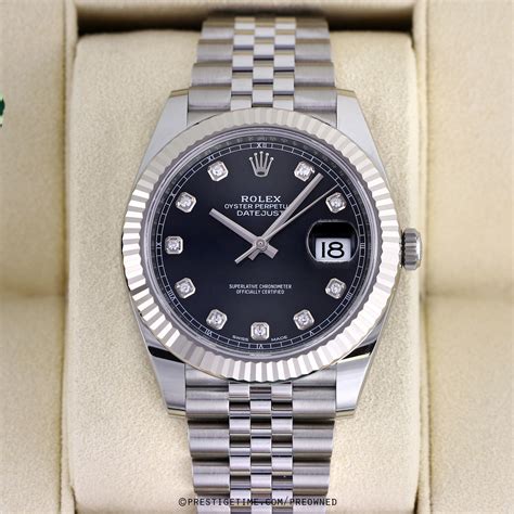 vintage rolex datejust 35mm|pre owned rolex datejust 41.